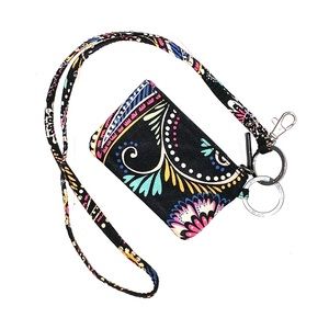 Vera Bradley ID Case & Lanyard